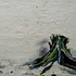 Obraz Fraser Brocklehurst Bump in the night, 2014, tónovaná emulze, pigment, asfalt, luminiscenční spray, plátno, 126 x 200 cm