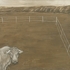 Obraz Anežka Kovalová Býk na louce, 2018, tempera, plátno na desce, 62 x 69 cm