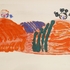 Obraz Oldřich Smutný Dva domy ve Vinales, 1972, monotyp, 390 x 610 mm papír, 325 x 500 mm tisk