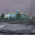 Obraz Jakub Špaňhel Obchod na dálnici, 2005, akryl, plátno, 100 x 120 cm