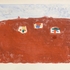 Obraz Oldřich Smutný Tři domy ve Vinales, 1972, monotyp, 390 x 610 mm papír, 328 x 500 mm tisk NE