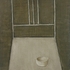Obraz Anežka Kovalová Židle s miskou, 2021, tempera, plátno na desce, 55 x 48 cm
